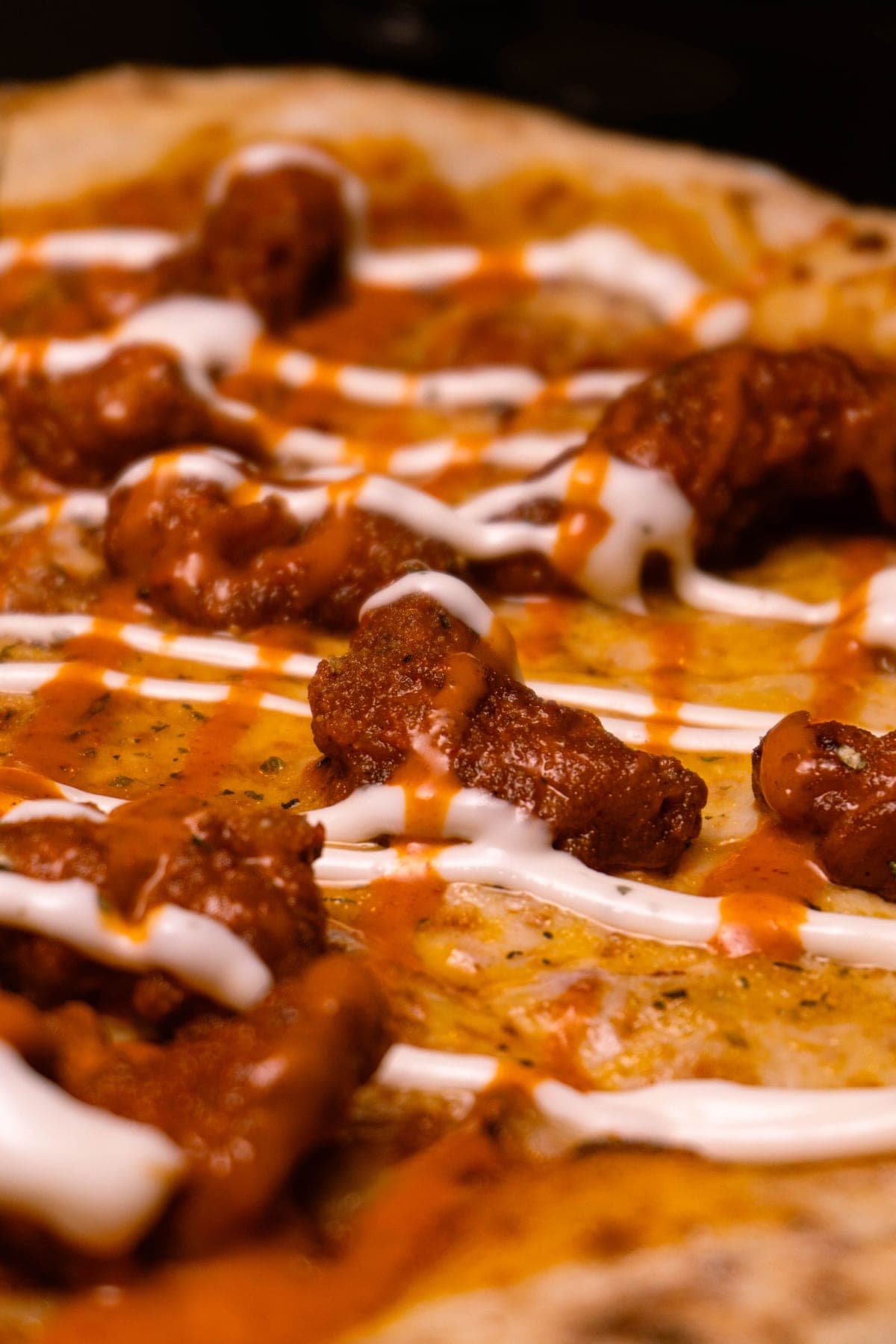Buffalo chicken pizza